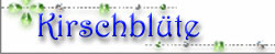 Kirschbluete