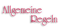 allgemeineregeln allgemeineregeln